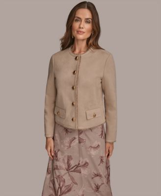 Donna Karan New York - Women's Long Sleeve Boxy Coat