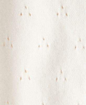 Baby Boys' or Baby Girls' Organic Pointelle Jumpsuit