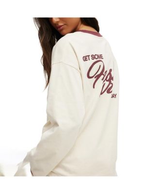 Women's Active Long Sleeve Graphic Crew