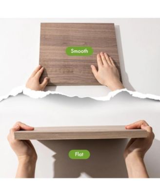 3D Puzzles 3mm Walnut Plywood Crafting Wood Sheets Cutting Engraving Thin Walnut Boards for Wood Project, Multicolored, 11.81"19.69"0.79"