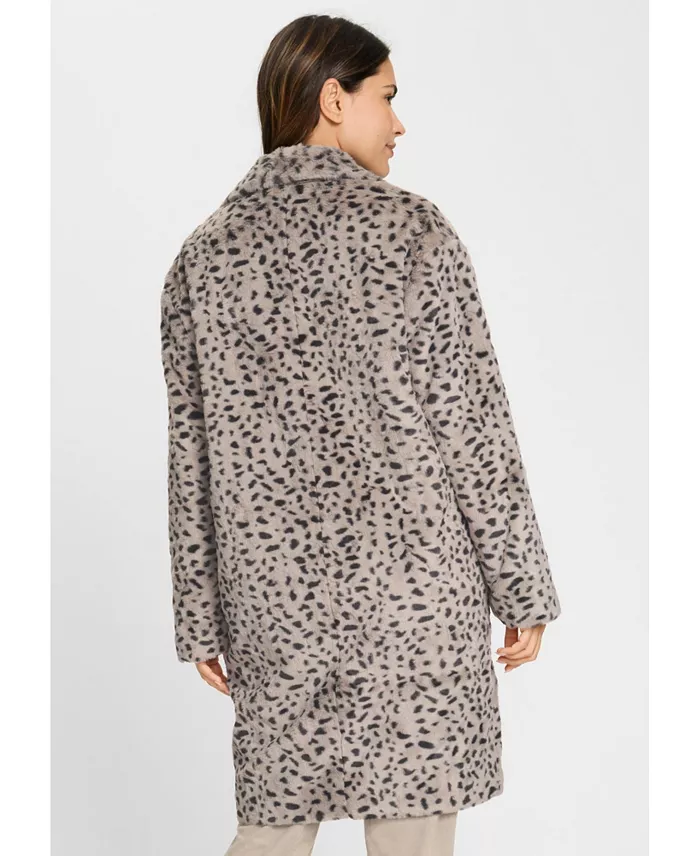 Women's Faux Fur Coat - thumbnail 2