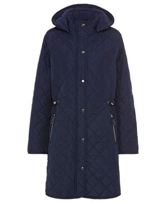 Women's Longline Quilted Coat