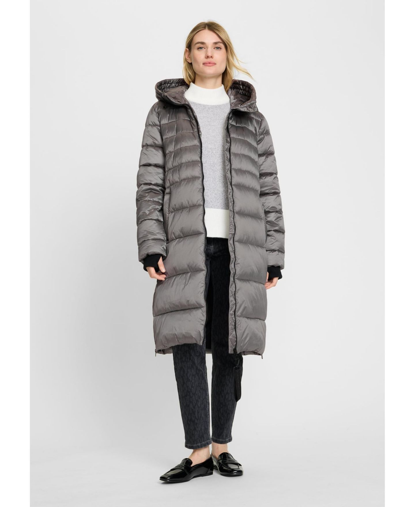 Женская куртка Olsen Longline Hooded Puffer — фото 1
