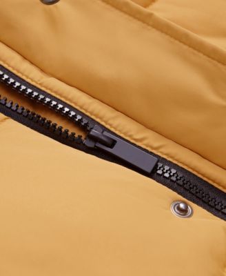 Boys Cozy Grid Puffer Jacket