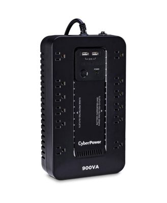 ST900U 12-Outlet Compact Standby UPS with 2x USB Type-A Ports, 900 VA / 500W Power