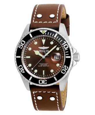 Men's 22070 Pro Diver  Quartz 3 Hand Brown Dial Watch