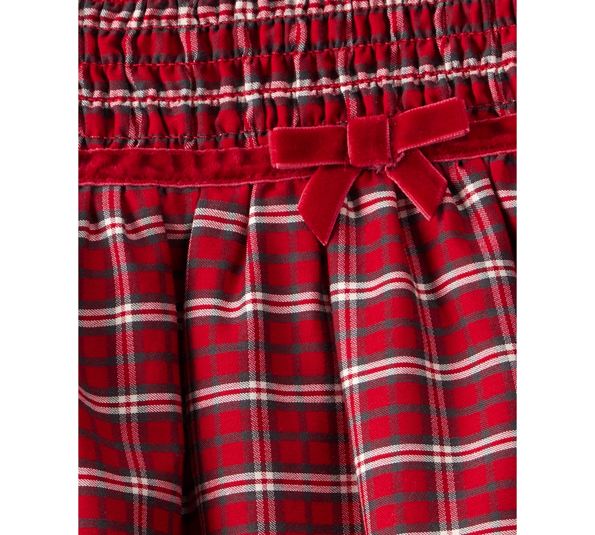 Carter's Baby Girls Plaid Dress And Bloomers, 2-piece Set In Red
