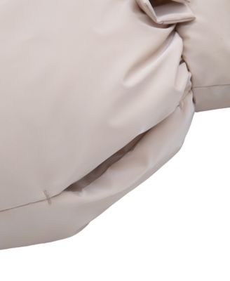 Toddler Girls Luxe Bow Puffer Coat