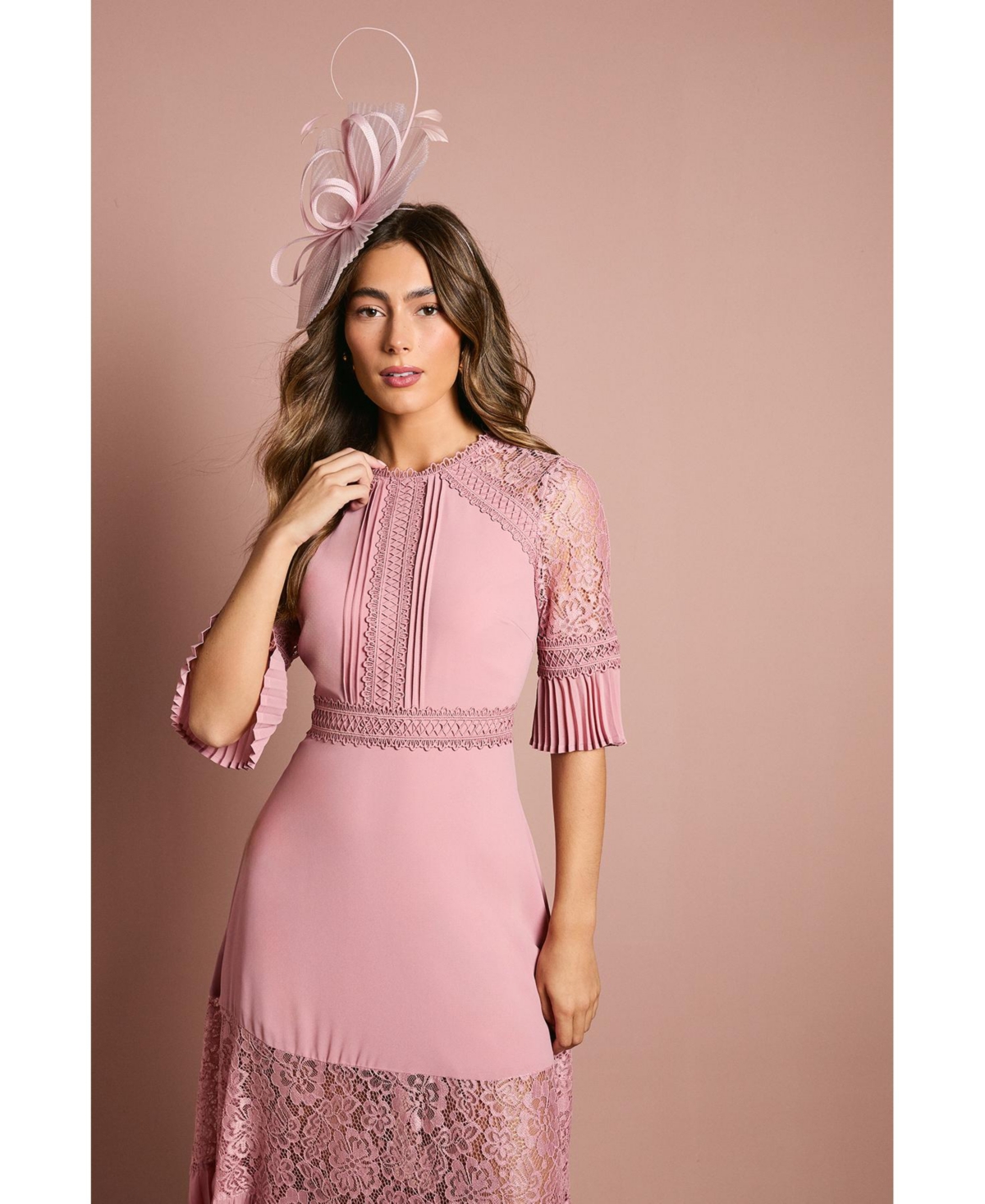 Coast Women's Lace Insert Midi Dress