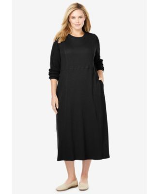 Petite Plus Within Thermal Knit A-Line Dress