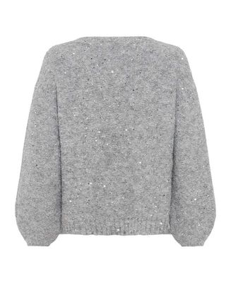 Women's Embellished Boucle Sweater