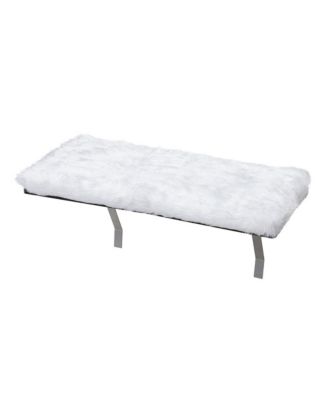 Wall-Mounted Cat Window Seat with Cushion in White