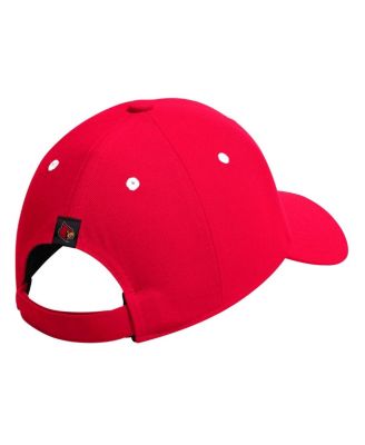 Men's Red Louisville Cardinals Seasonal Half Font Adjustable Hat