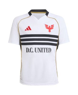 Big Boys and Girls adidas White D.C. United 2025 Third Replica Jersey