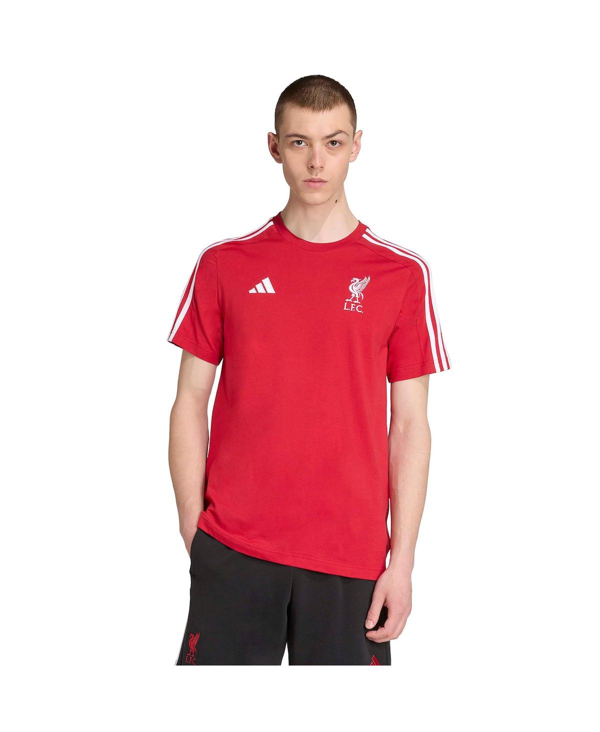Adidas Men's Red Liverpool Dna T-Shirt