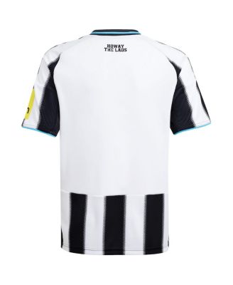 Big Boys and Girls adidas Black Newcastle United 2025/26 Home Replica Jersey