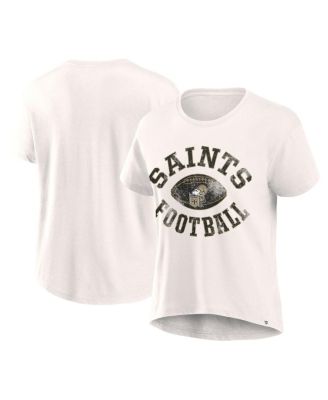 Fanatics - Women's Cream New Orleans Saints Football Home Fashion T-Shirt