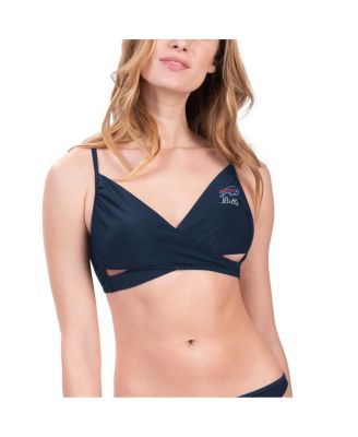 G-III 4Her by Carl Banks - Women's Navy Buffalo Bills Hall of Fame Bikini Top