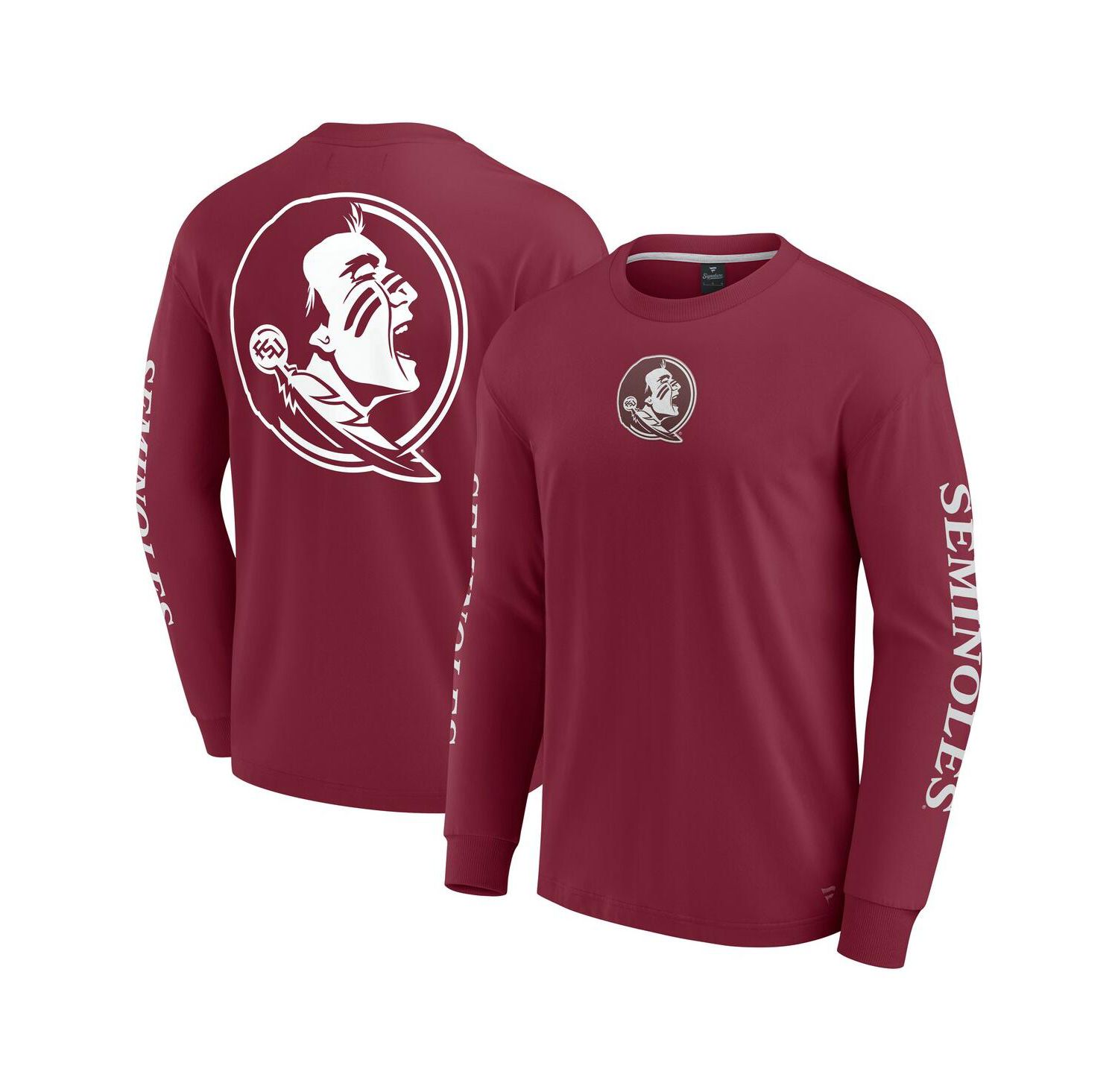 Men's Garnet Florida State Seminoles Strive Long Sleeve T-Shirt