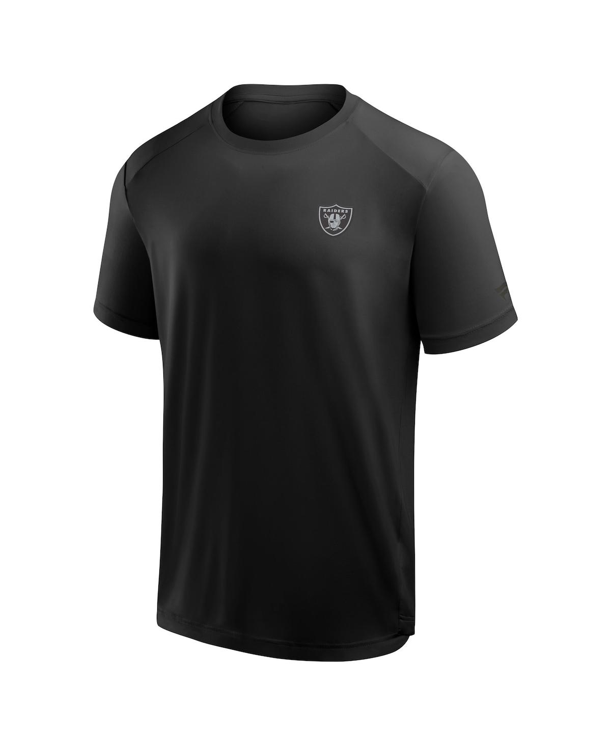 Fanatics Men's Black Las Vegas Raiders Front Office Move Mono T-shirt In Gray