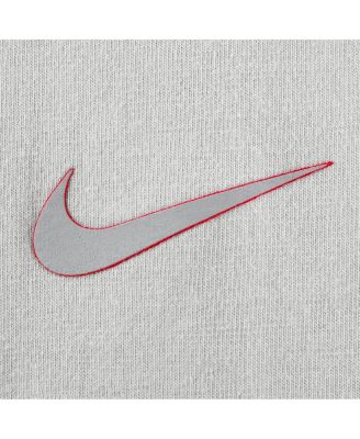 Men's Gray Kansas City Chiefs Essential Heavy Max90 Long Sleeve T-Shirt