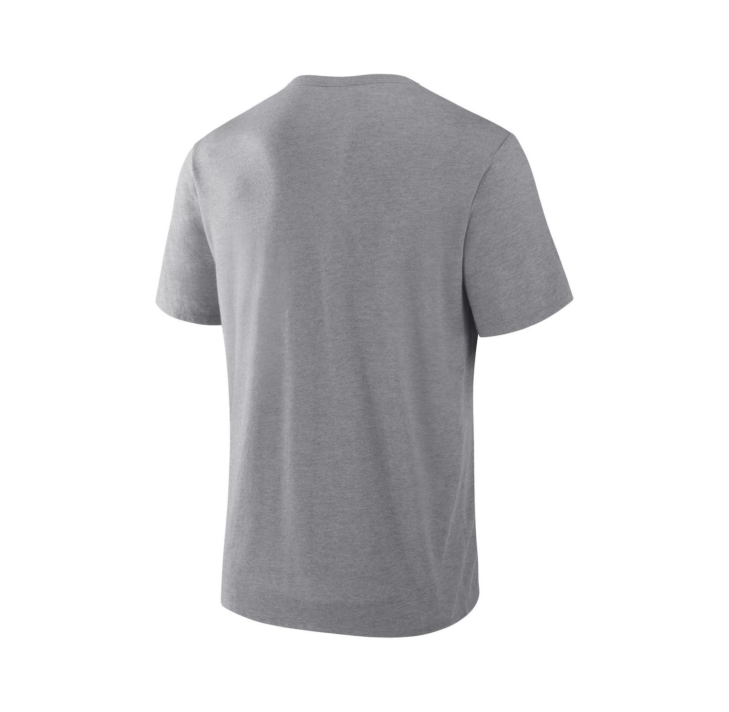 Men's Heather Gray Buffalo Bills Pass Rush Tri-Blend T-Shirt