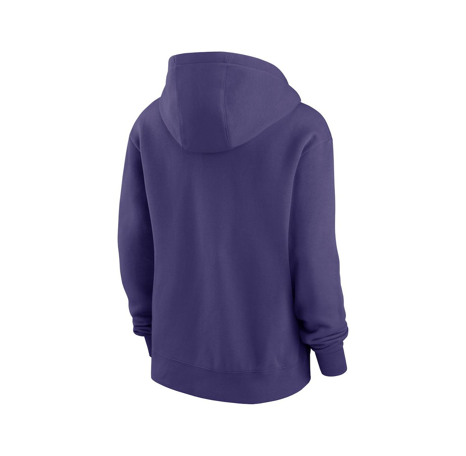 Women's Purple Baltimore Ravens Club Fleece Pullover Hoodie