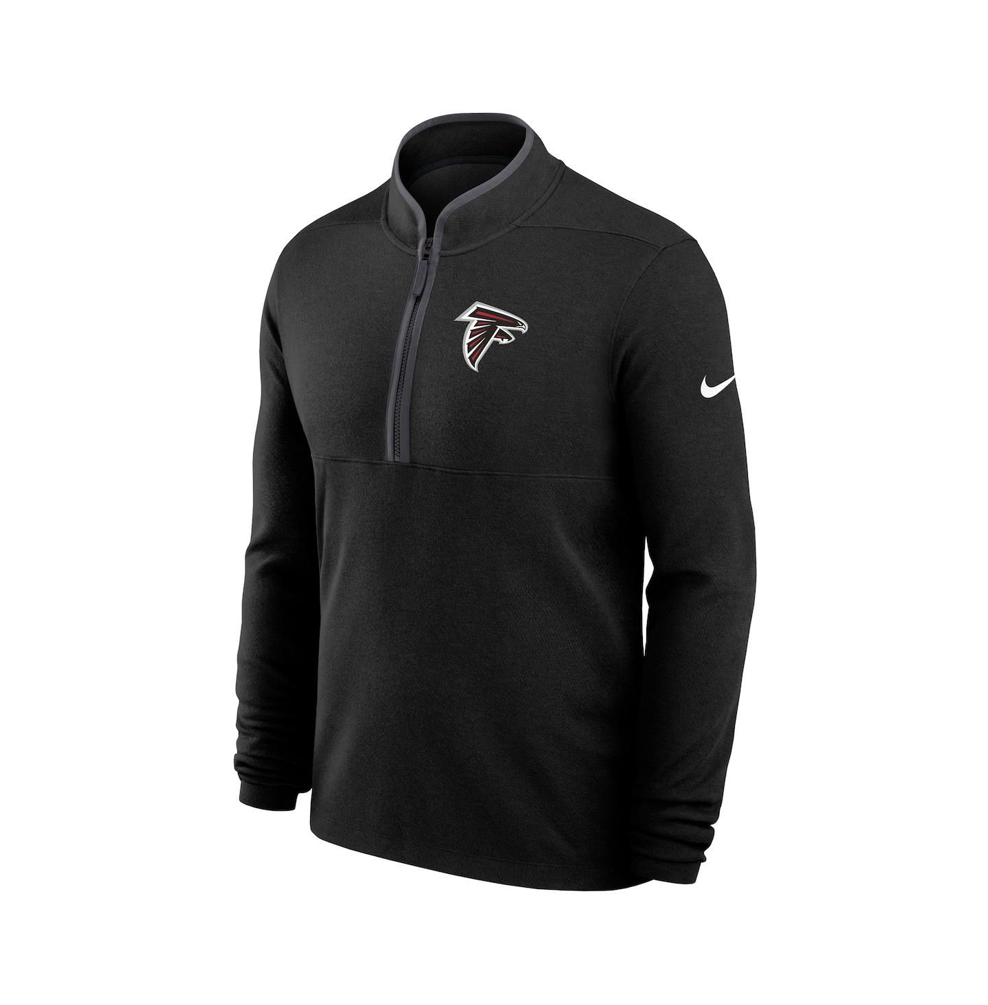 Мужской свитер Nike Black Atlanta Falcons Lightweight Victory Performance Half-Zip Pullover — фото 2