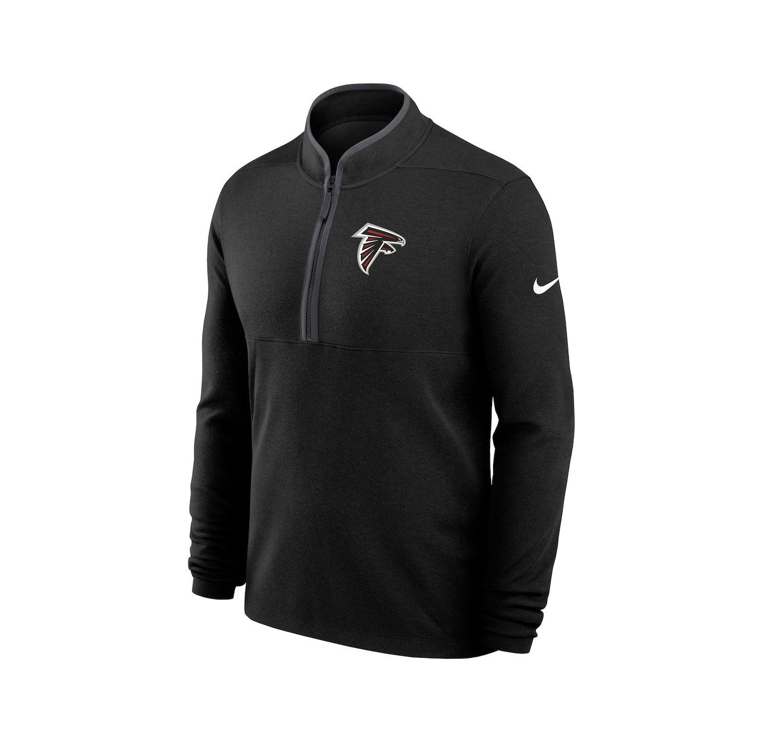 Men's Black Atlanta Falcons Lightweight Victory Performance Half-Zip Pullover