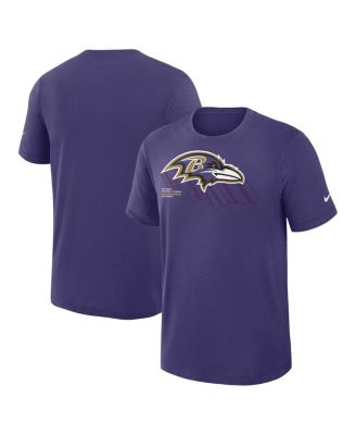 Nike - Men's Purple Baltimore Ravens Left End Run Slub Performance T-Shirt