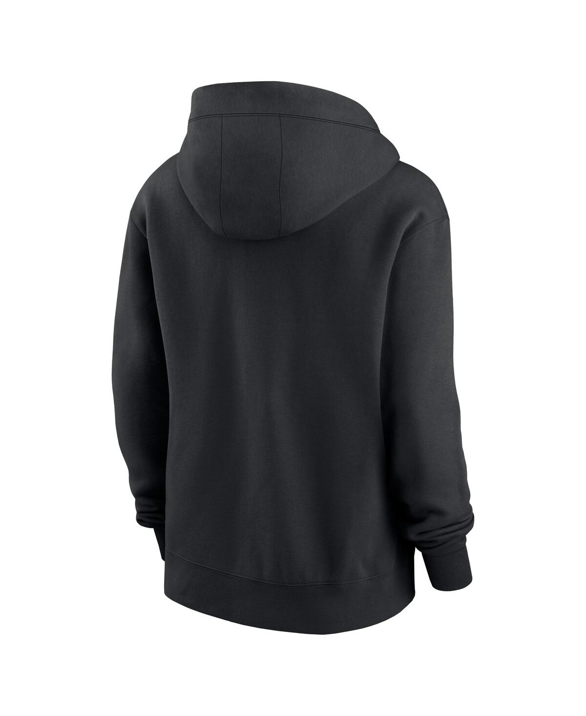 Nike Black Pittsburgh Steelers Phoenix Rewind Full-zip Hoodie In Black