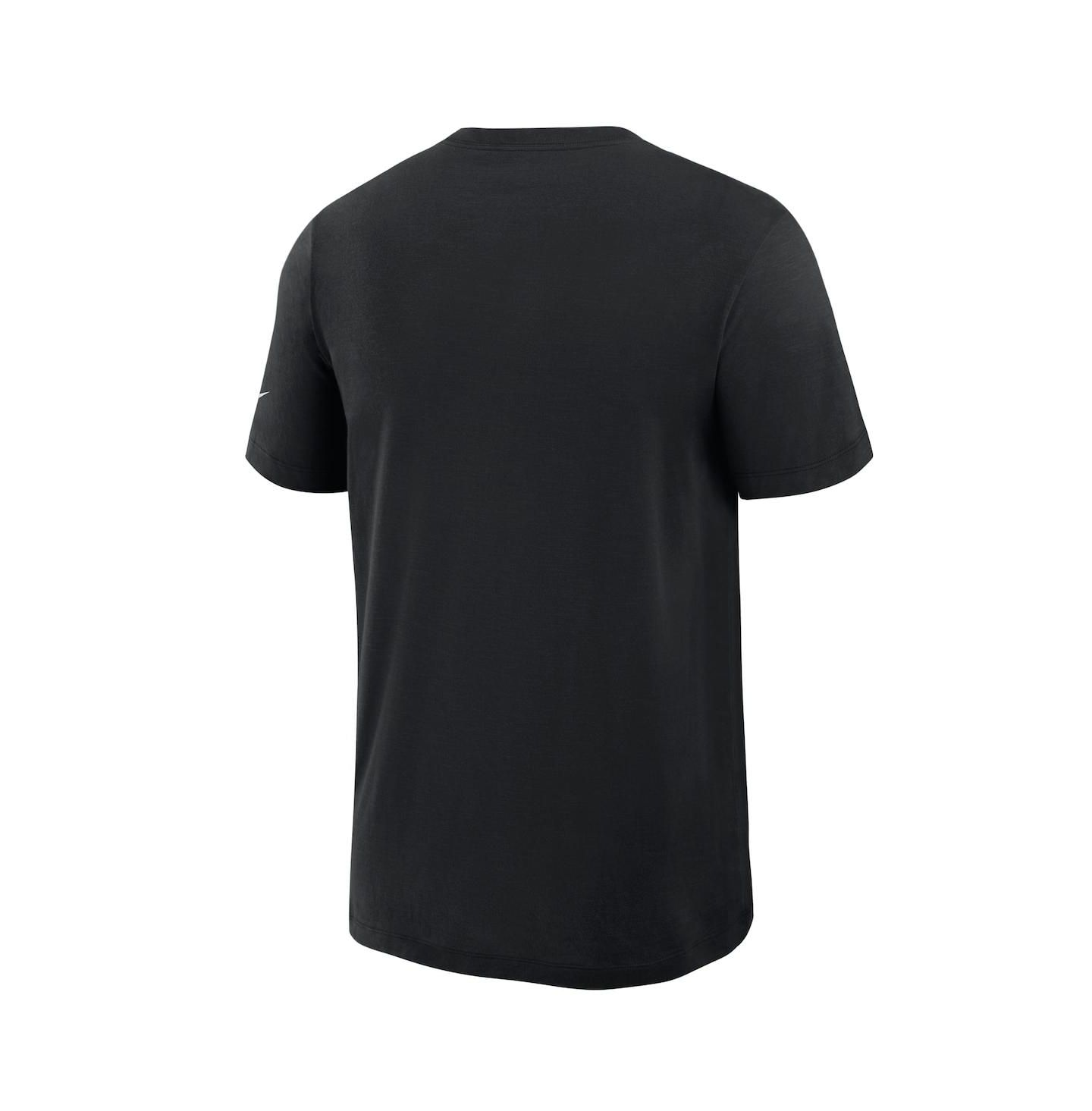 Мужская футболка Fanatics Nike Black Pittsburgh Steelers Left End Run Slub Performance — фото 3