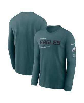 Nike - Men's Midnight Green Philadelphia Eagles Play to Win Essential Long Sleeve T-Shirt