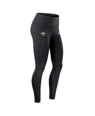Women's Black New Orleans Saints Primetime Epic Fast Performance Leggings