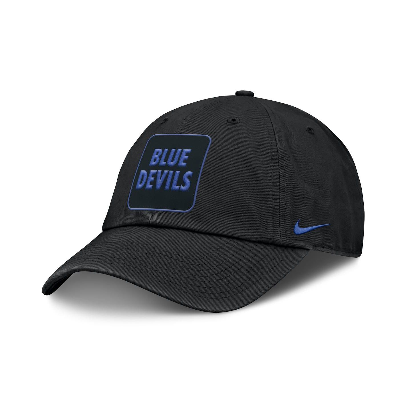 Мужская кепка Nike Black Duke Blue Devils Local Club Adjustable Hat — фото 1