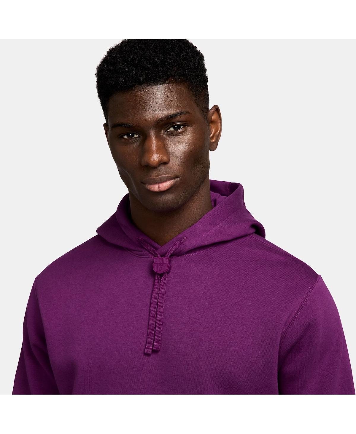 Nike Men's Purple Barcelona 2025/26 Club Hoodie In Purple