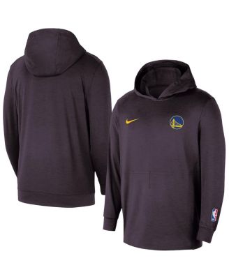Nike - Men's Black Golden State Warriors Authentic Practice Yoga Restore Pullover Hoodie