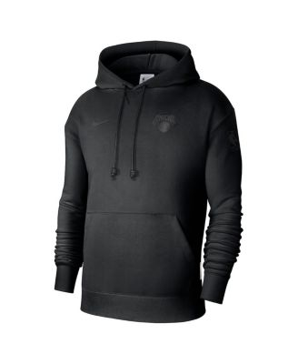Men's Black New York Knicks Authentic Travel Standard Issue Hoodie