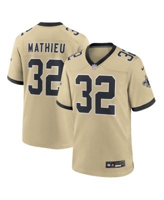 Nike - Men's Tyrann Mathieu Gold New Orleans Saints Gameday Golds Alternate Game Player Jersey