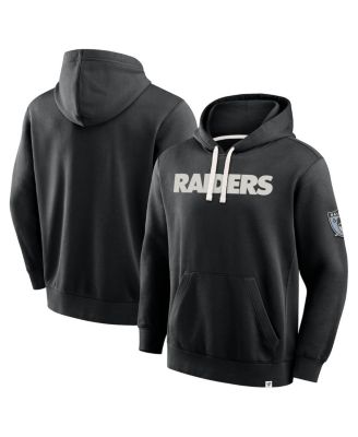Fanatics - Men's Black Las Vegas Raiders New Horizons Heritage Pullover Hoodie
