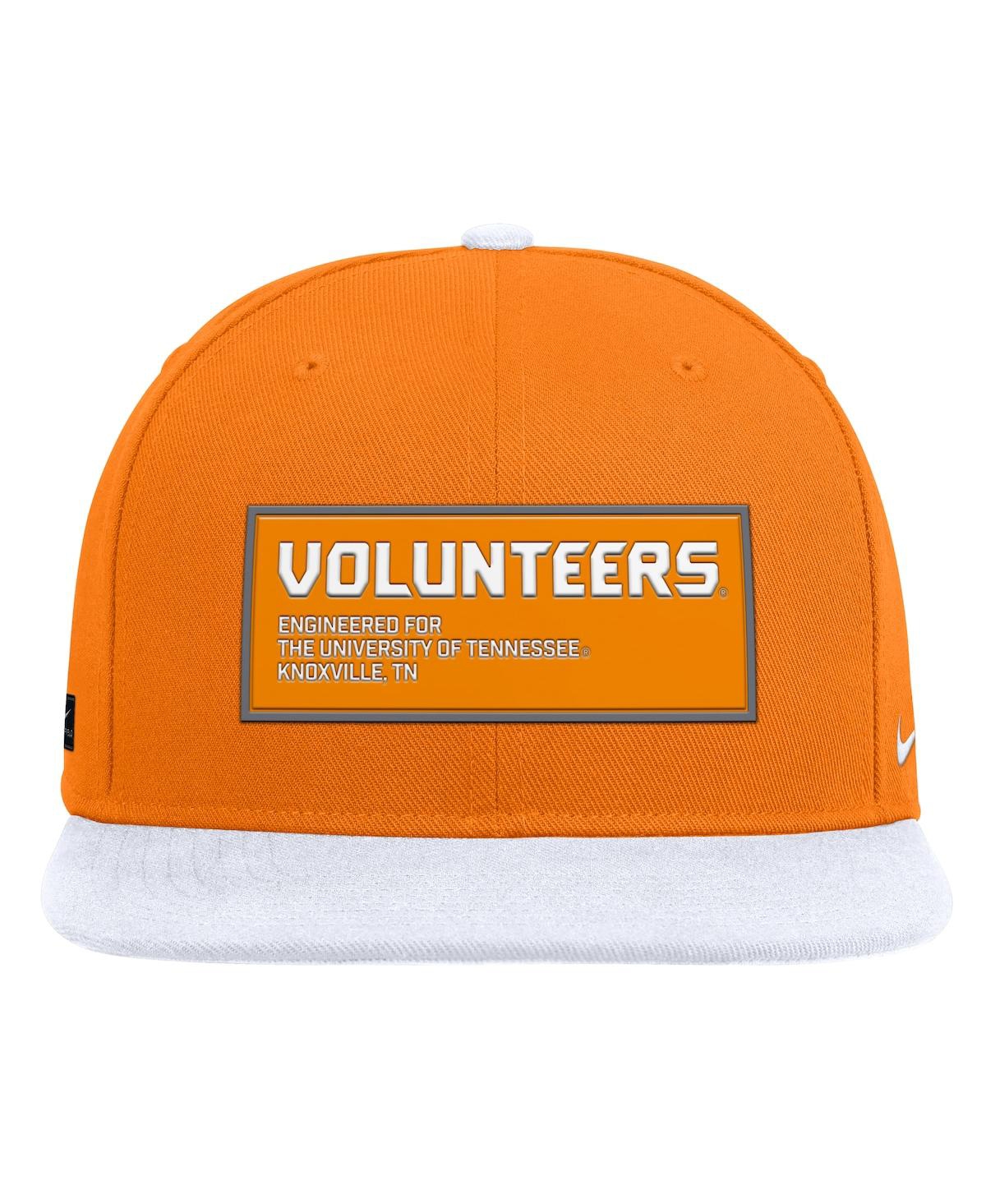 Nike Men's Tennessee Orange/white Tennessee Volunteers 2025 On-field Patch Pro Dri-fit Snapback Hat