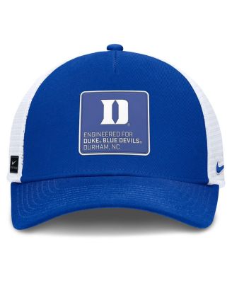 Men's Royal/White Duke Blue Devils 2025 On-Field Rise Engineered Trucker Adjustable Hat