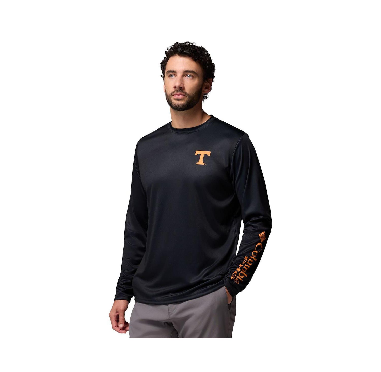 Men's Black Tennessee Volunteers PHG Terminal Shot 3-Hit Long Sleeve T-Shirt