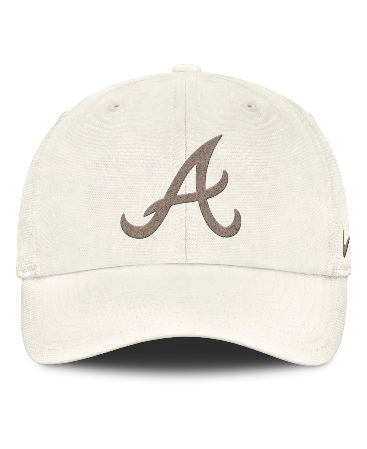 Nike Atlanta Braves Club  Men's Mlb Adjustable Hat In Gray