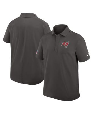 Men's Pewter Tampa Bay Buccaneers Sideline City Pride Woven Performance Polo
