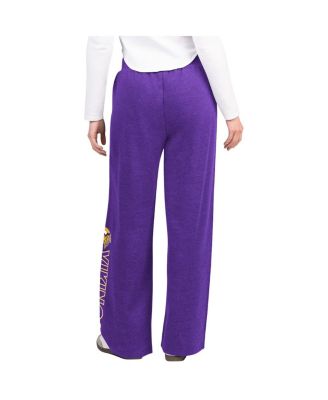 Women's Purple Minnesota Vikings Field Wide Leg Sweatpants