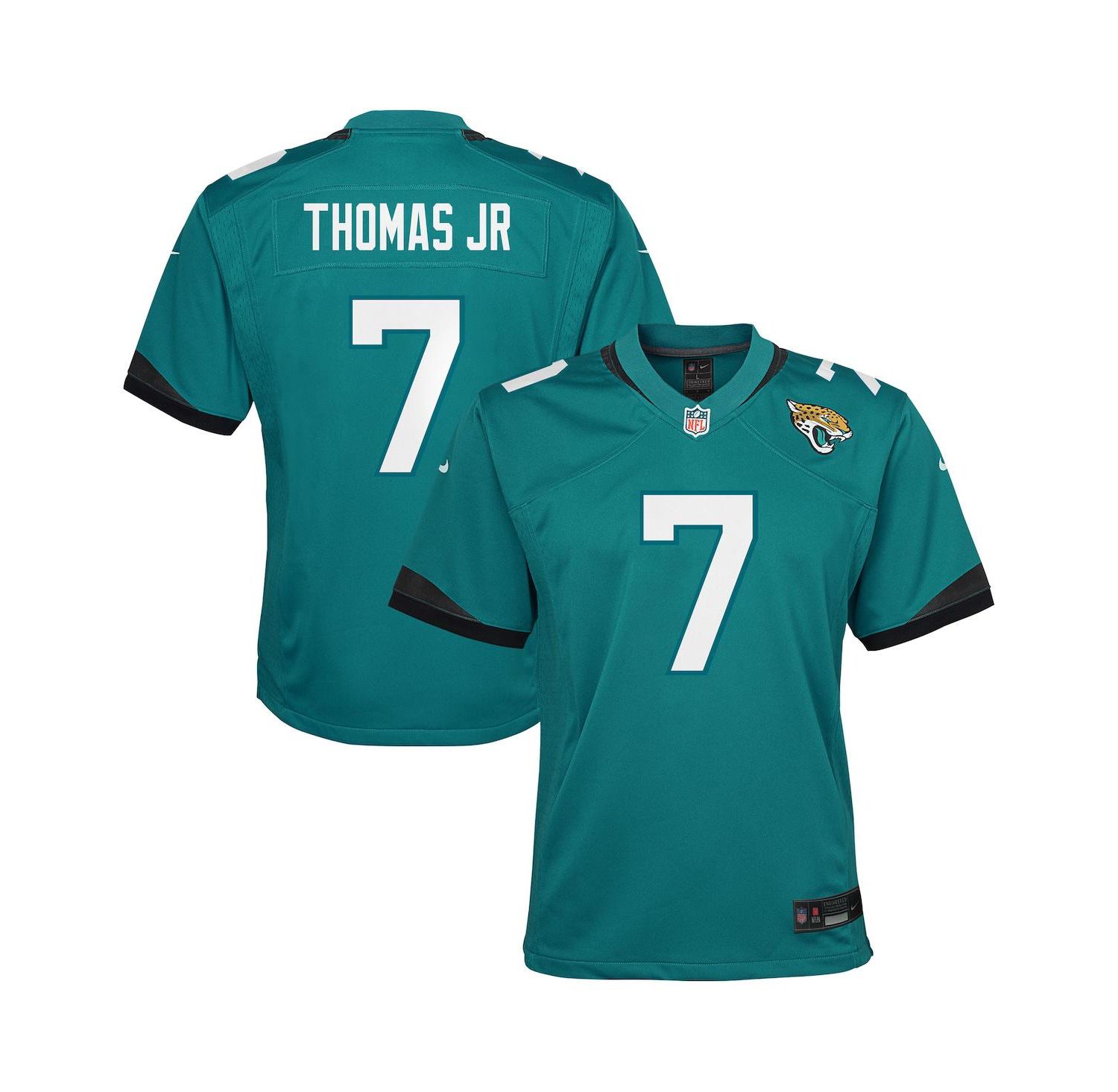 Big Boys and Girls Brian Thomas Jr. Teal Jacksonville Jaguars Team Game Jersey