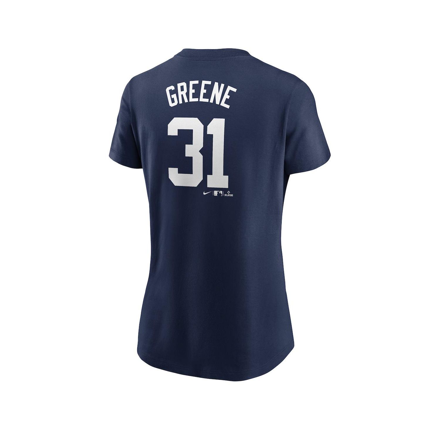 Women's Riley Greene Navy Detroit Tigers Fuse Name & Number T-Shirt