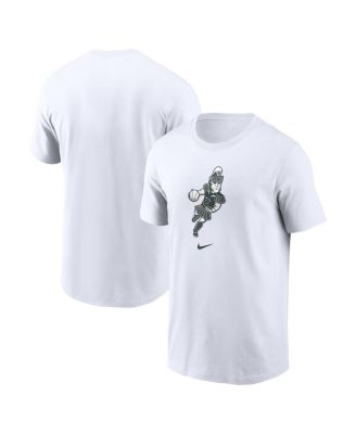 Nike - Men's White Michigan State Spartans Basketball Sparty Sport T-shirt