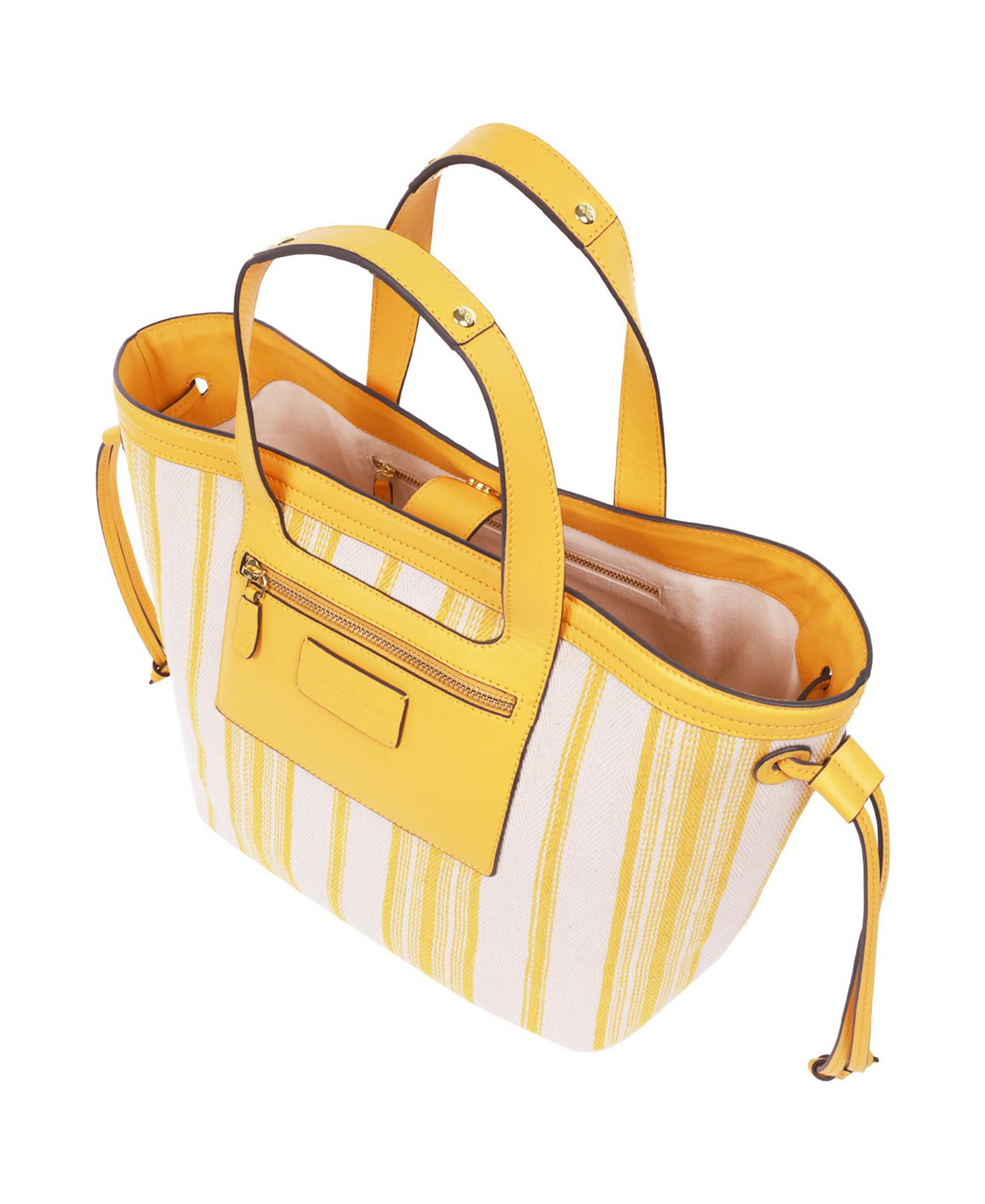 Canvas Stripe Large Tote